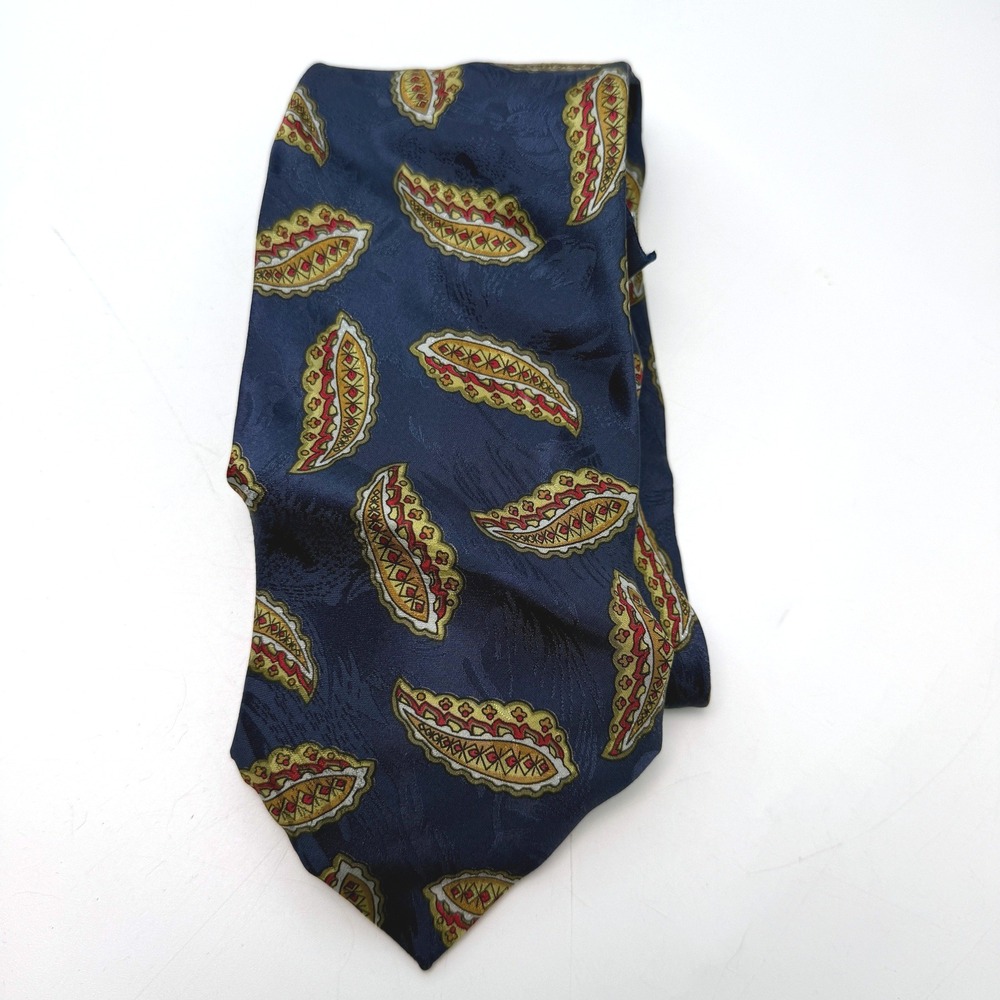 Vintage Brandi Necktie Mens OS Paisley Silk Italy Dark Academia Professional